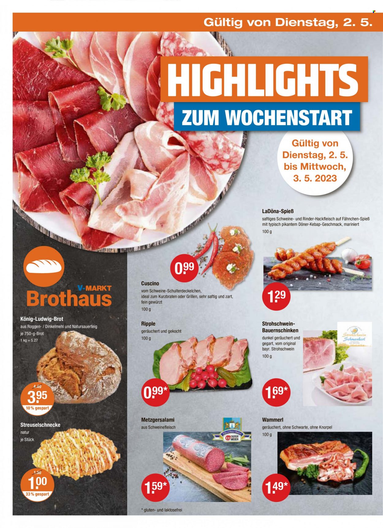 V-Markt Prospekte  - 27.04.2023 - 3.05.2023. Seite 22