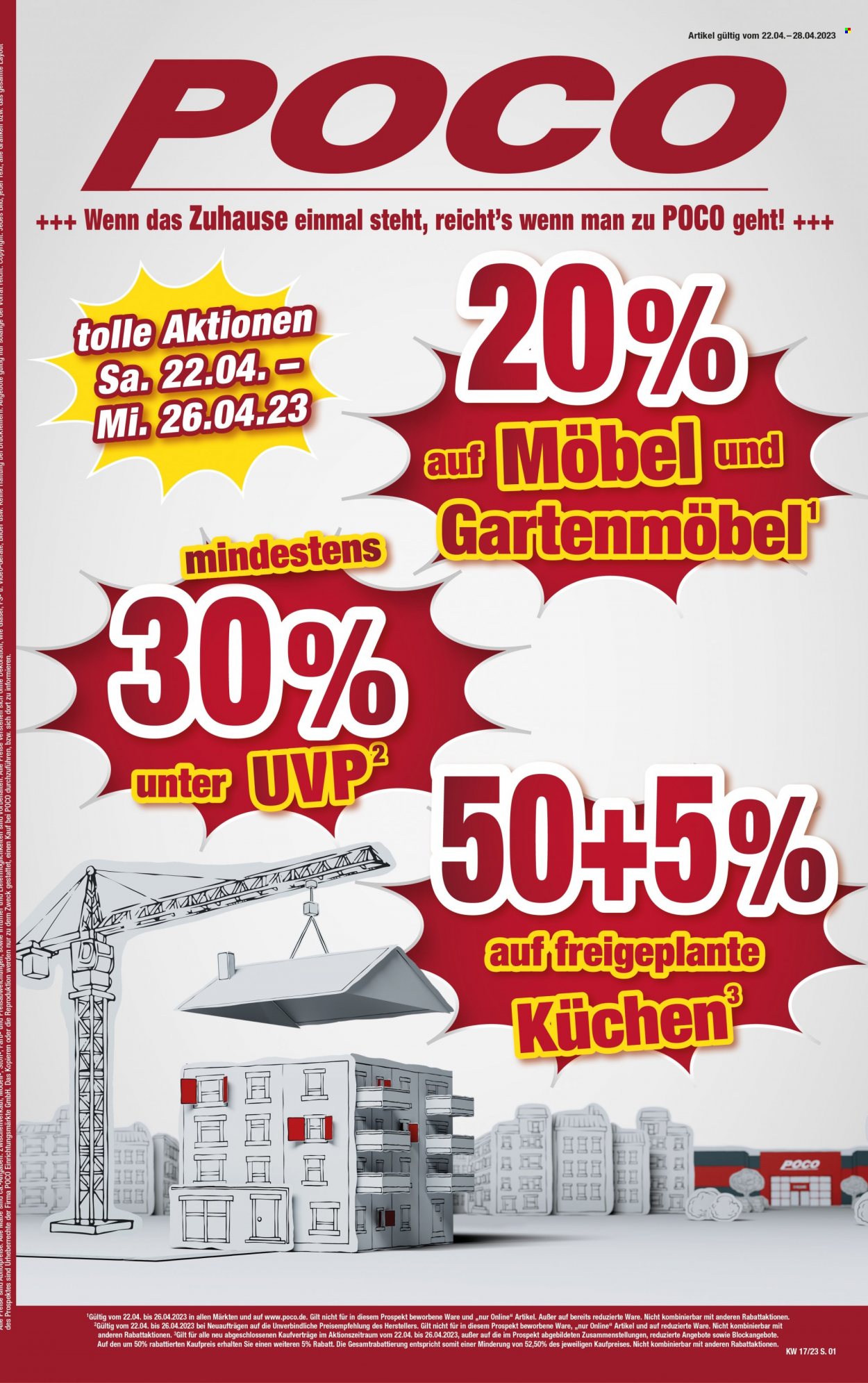 Poco Prospekte  - 22.04.2023 - 28.04.2023. Seite 1