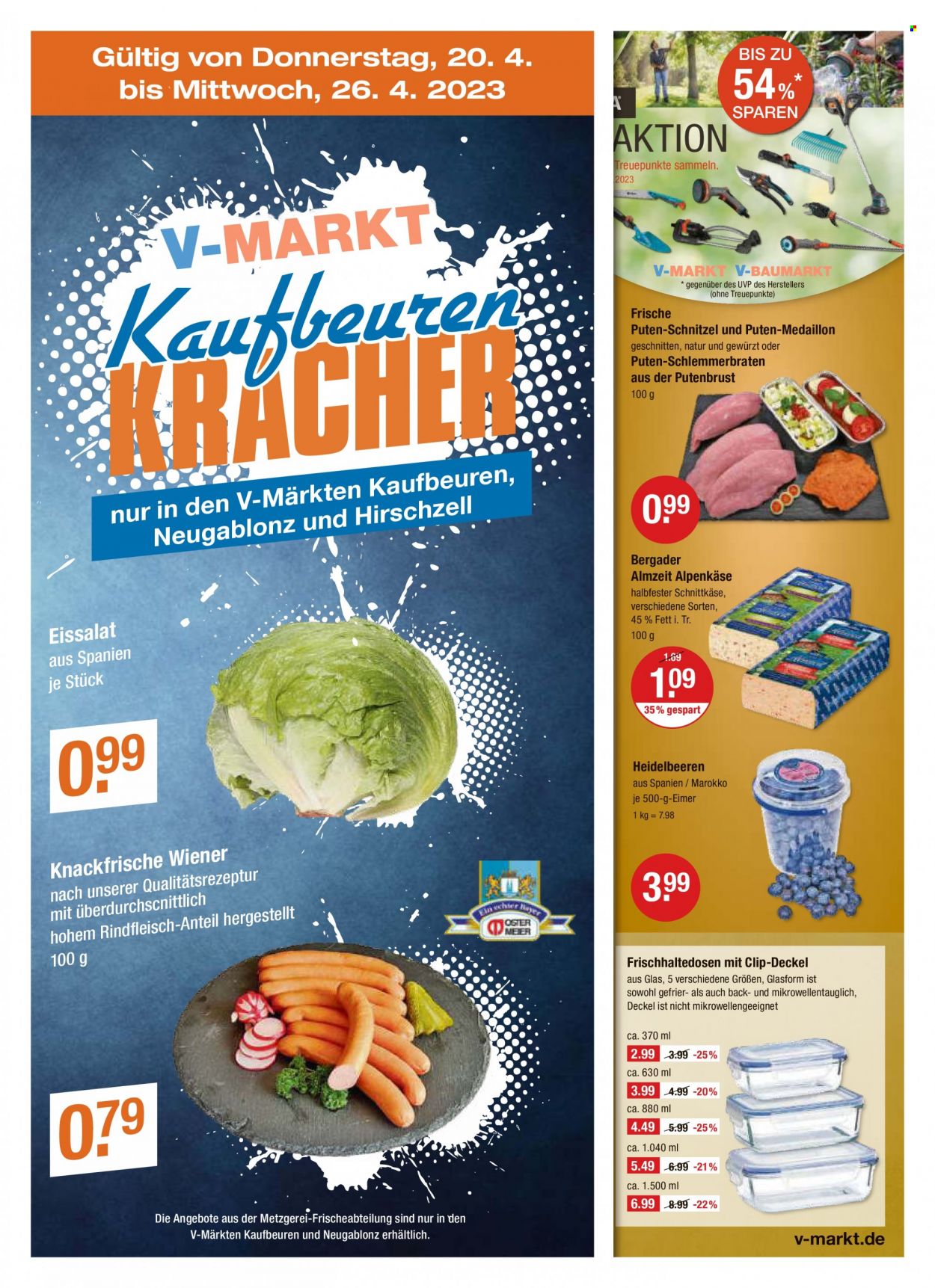 V-Markt Prospekte  - 20.04.2023 - 26.04.2023. Seite 1