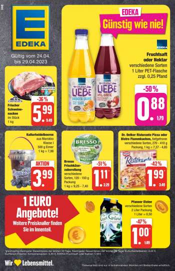 Prospekte Edeka - 24.04.2023 - 29.04.2023.