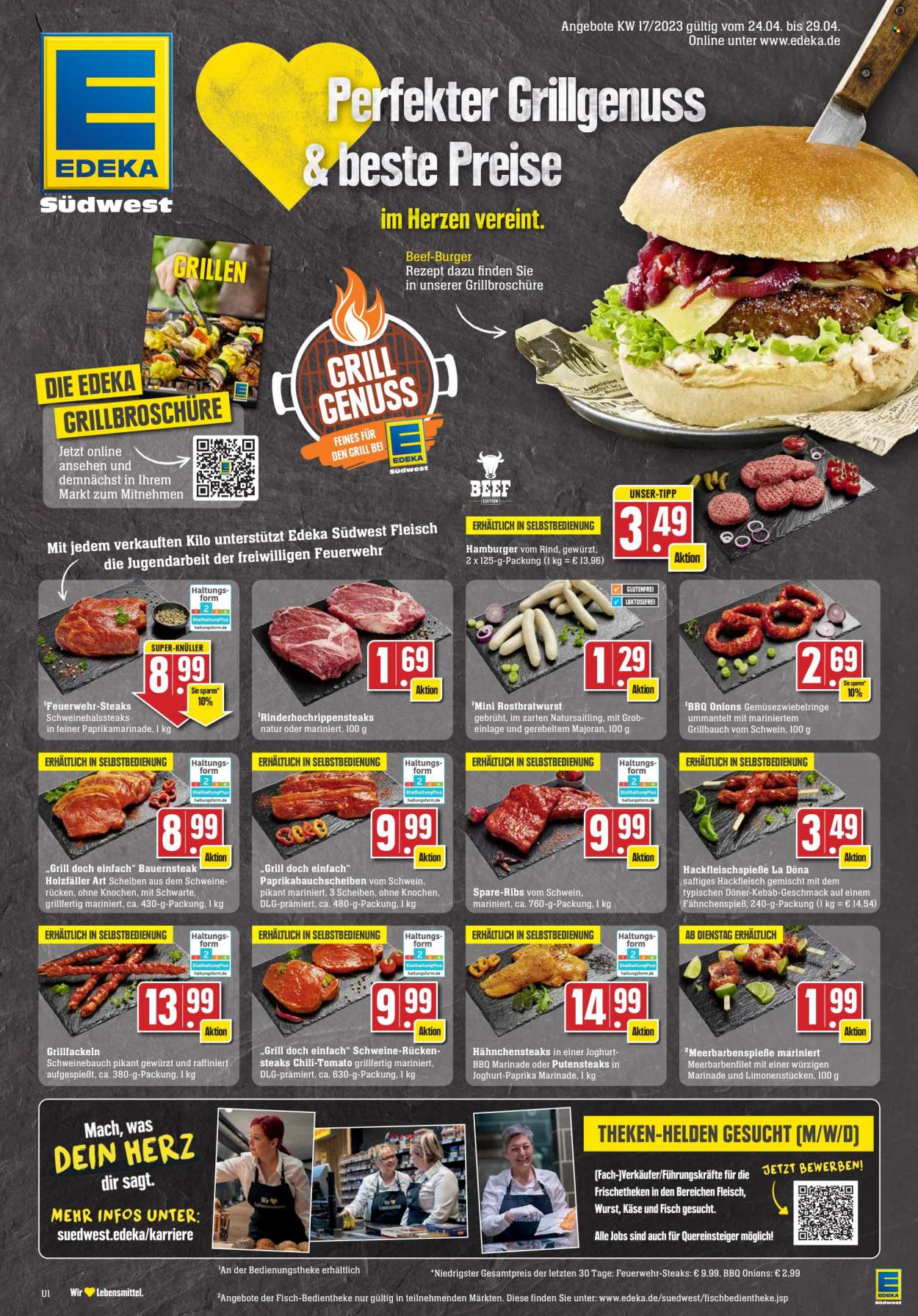 Edeka Prospekte  - 24.04.2023 - 29.04.2023. Seite 1