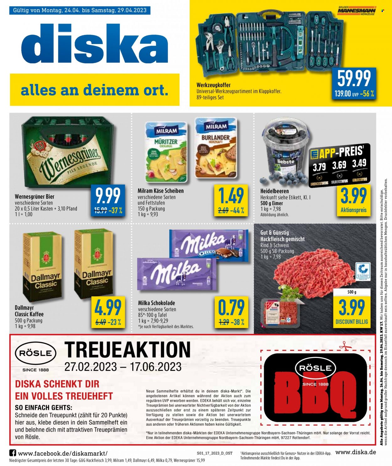 Diska Prospekte  - 24.04.2023 - 29.04.2023. Seite 1
