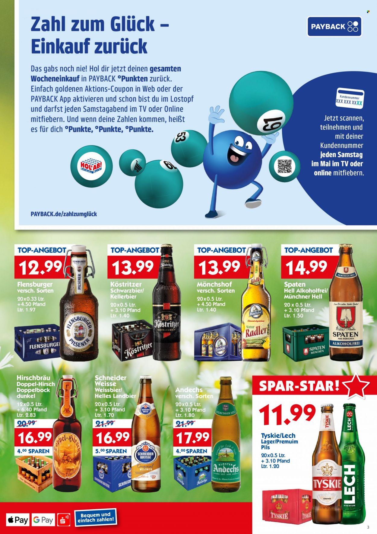 Hol'ab! Getränkemarkt Prospekte  - 24.04.2023 - 29.04.2023. Seite 3