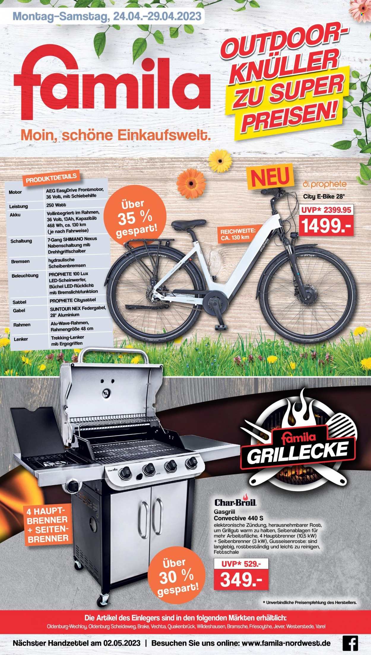 famila Prospekte  - 24.04.2023 - 29.04.2023. Seite 1