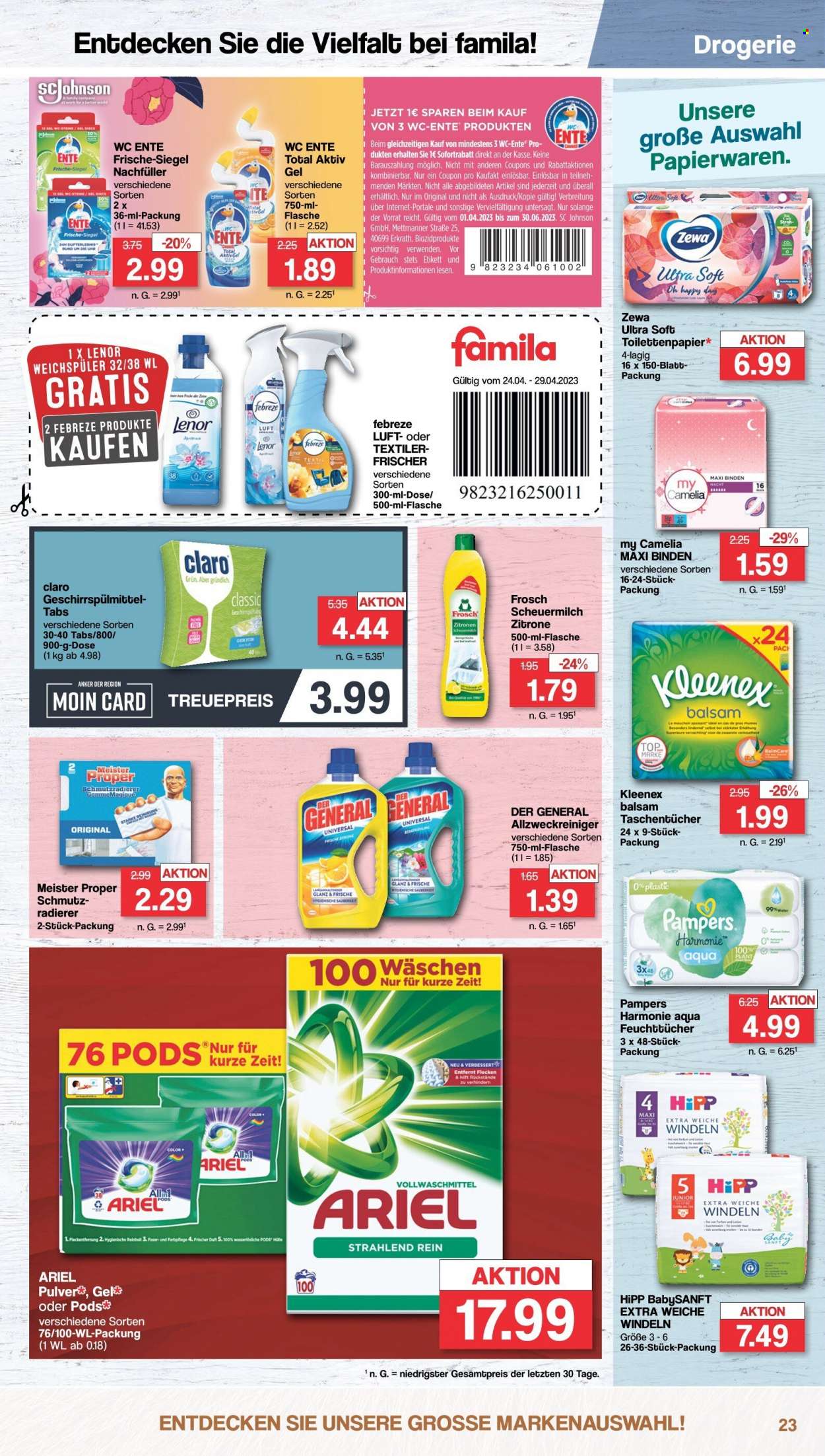 famila Prospekte  - 24.04.2023 - 29.04.2023. Seite 29