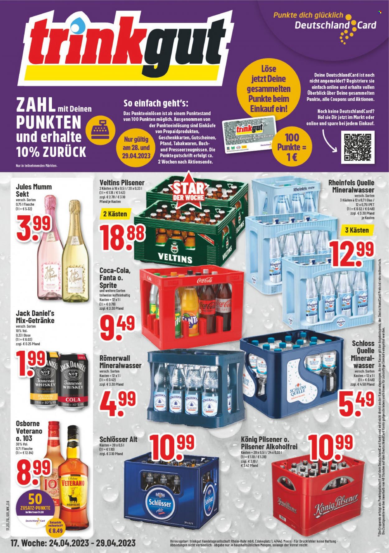 trinkgut Prospekte  - 24.04.2023 - 29.04.2023. Seite 1