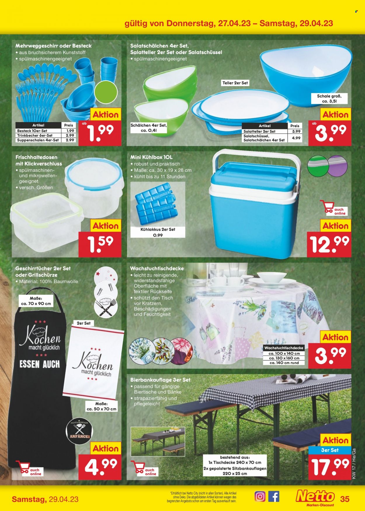 Netto Marken-Discount Prospekte  - 24.04.2023 - 29.04.2023. Seite 35
