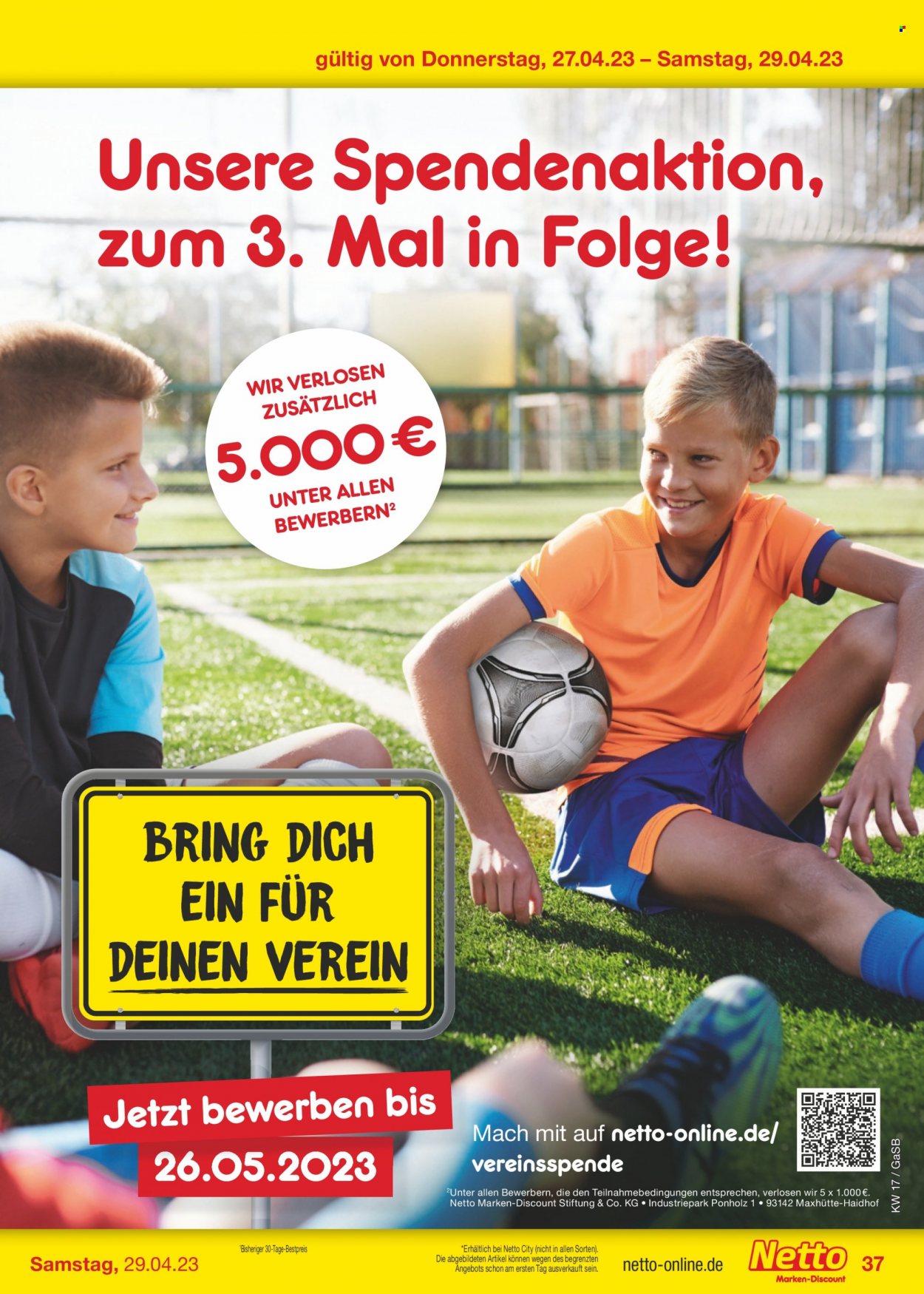 Netto Marken-Discount Prospekte  - 24.04.2023 - 29.04.2023. Seite 37