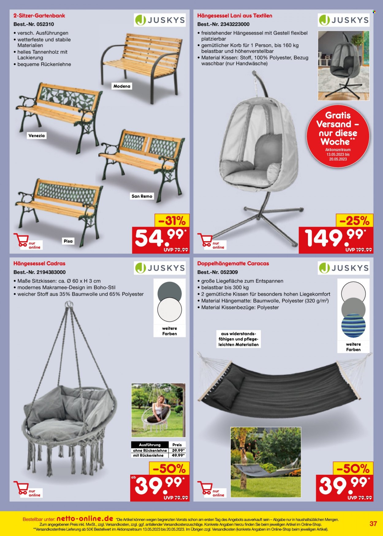 Netto Marken-Discount Prospekte  - 27.04.2023 - 31.05.2023. Seite 37