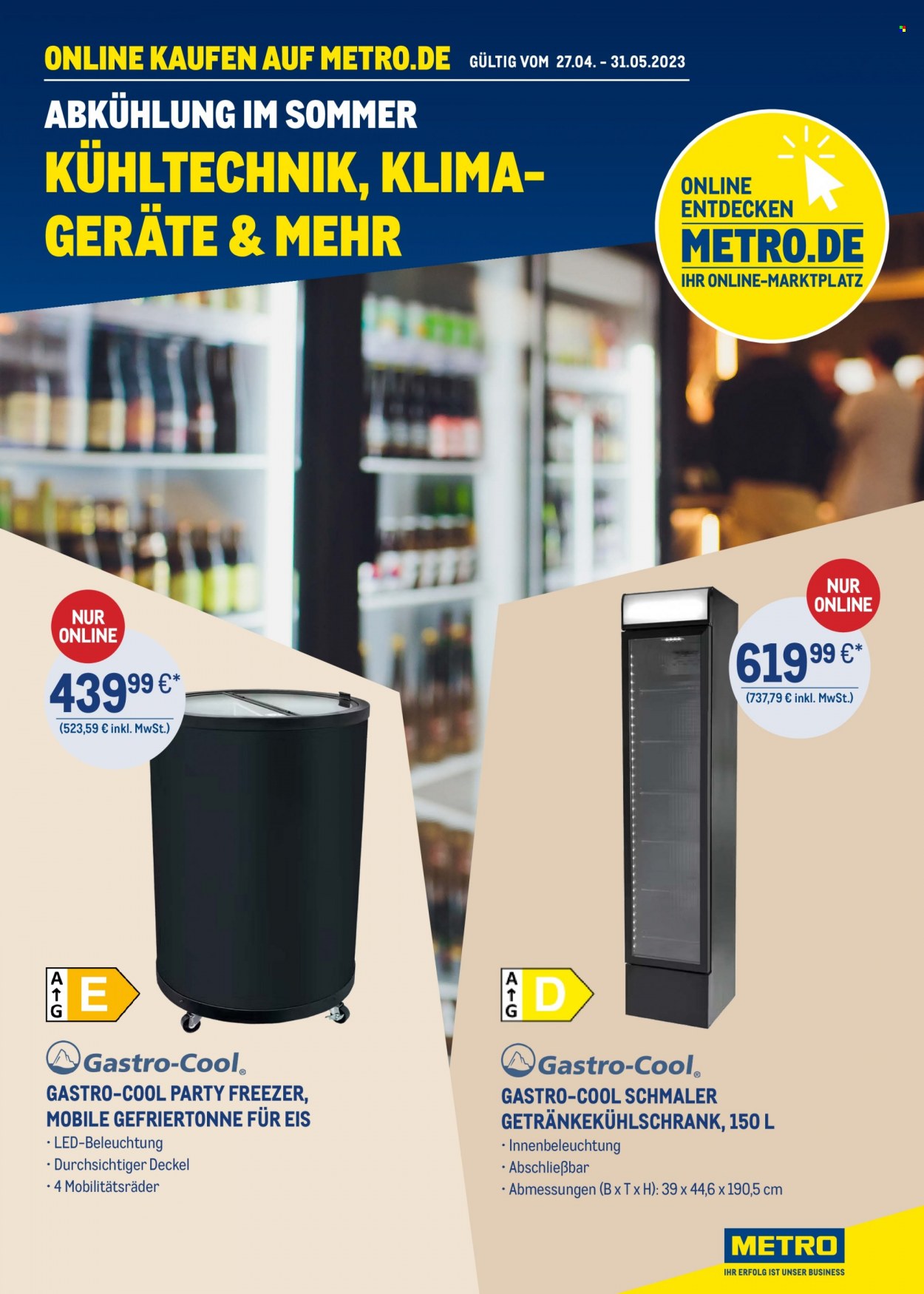 Metro Prospekte  - 27.04.2023 - 31.05.2023. Seite 1