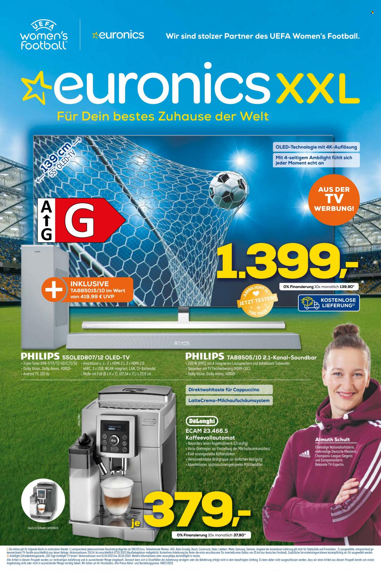 Euronics Prospekte  - 28.04.2023 - 5.05.2023. Seite 1