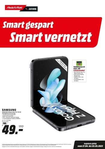 Leták MediaMarkt - 27.4.2023 - 3.5.2023.