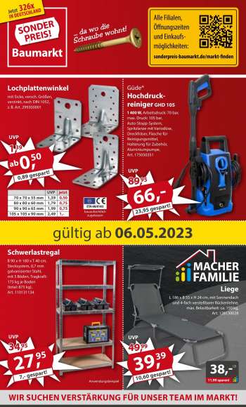 Prospekte Sonderpreis-Baumarkt - 6.05.2023 - 12.05.2023.
