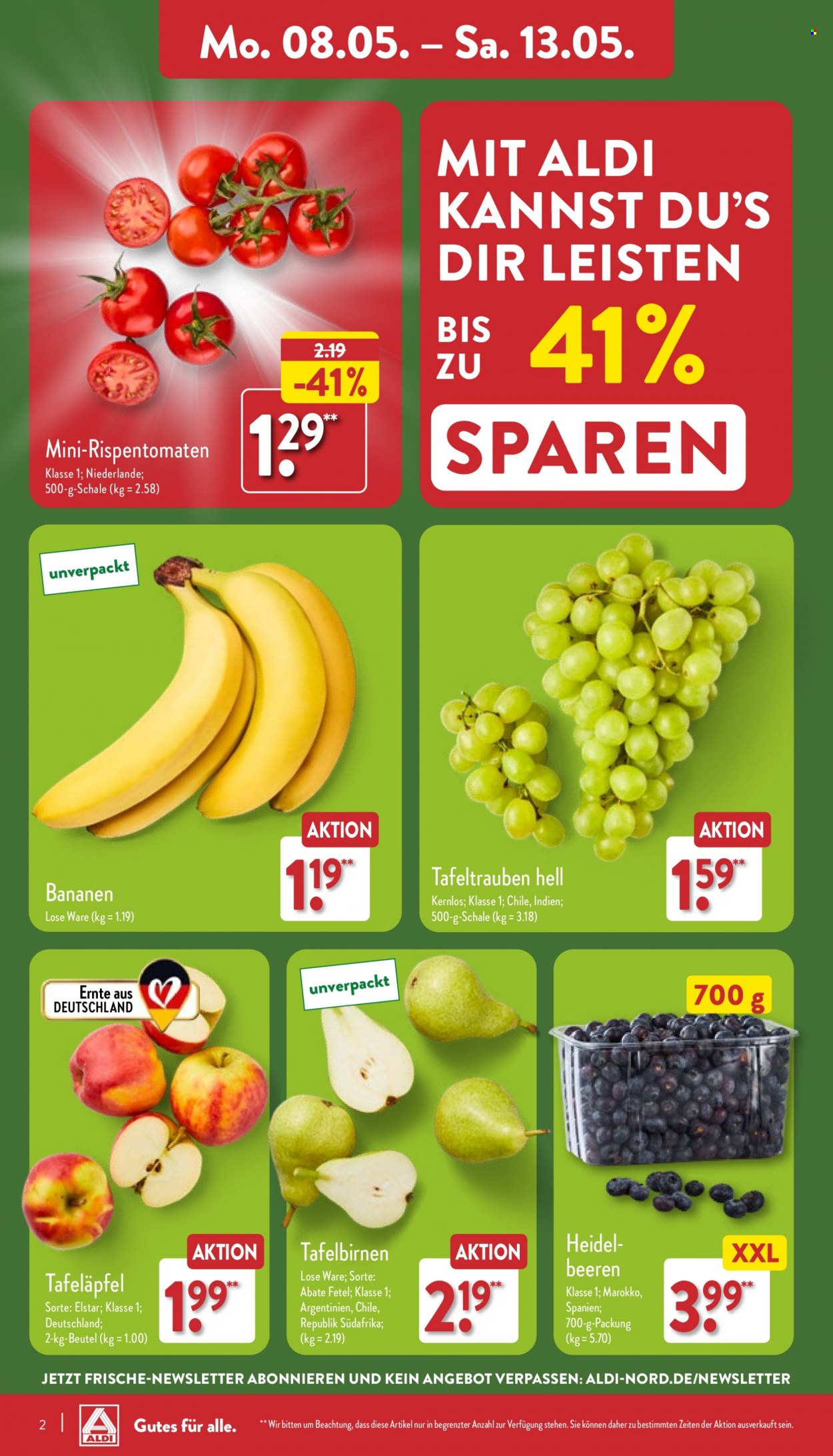 ALDI Nord Prospekte  - 8.05.2023 - 13.05.2023. Seite 2
