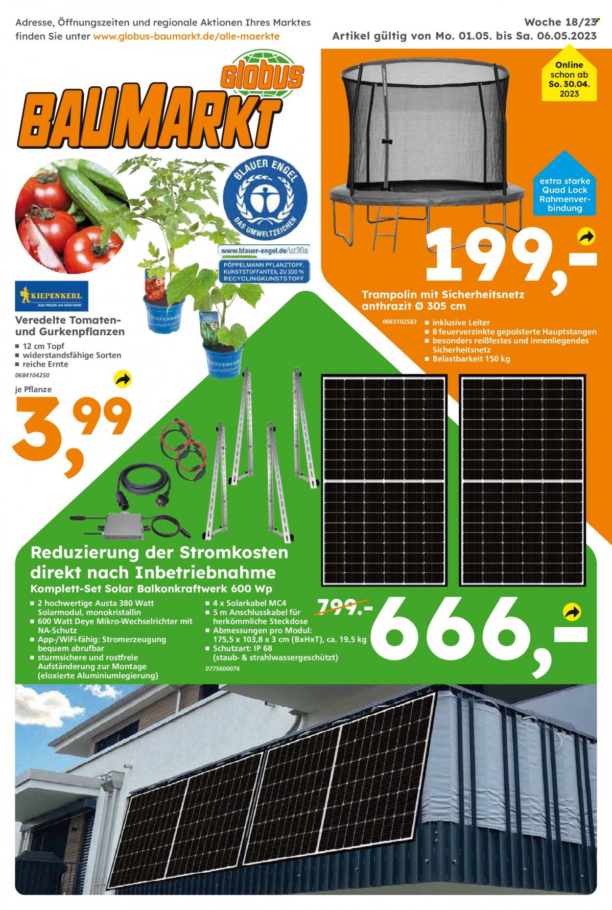 Globus Baumarkt Prospekte  - 1.05.2023 - 6.05.2023. Seite 1