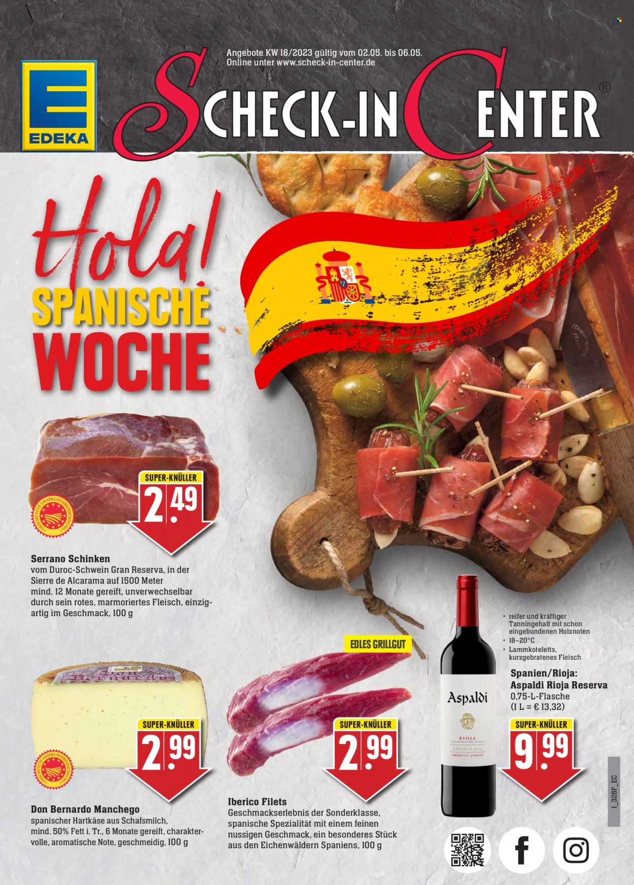 Edeka Prospekte  - 2.05.2023 - 6.05.2023. Seite 1