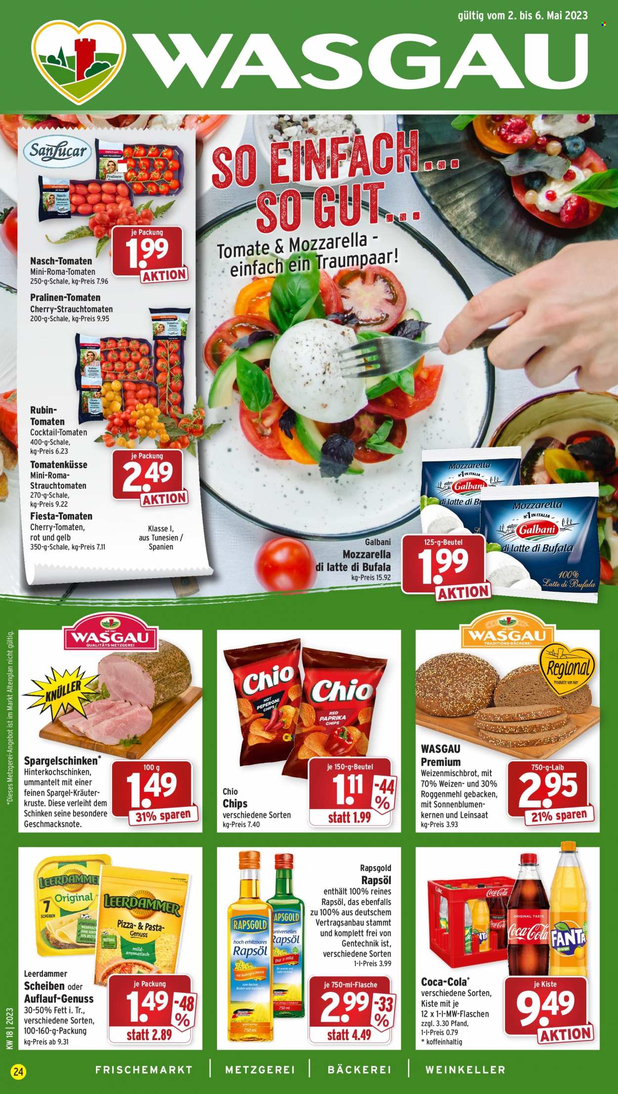 Wasgau Prospekte  - 2.05.2023 - 6.05.2023. Seite 1