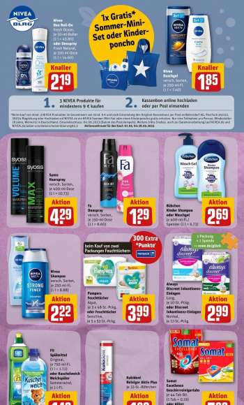 thumbnail - Pampers Feuchttücher Aqua je 3 x 48 - St. - Pckg . oder Feuchttücher Sensitive je 5 x 52 - St. - Pckg .