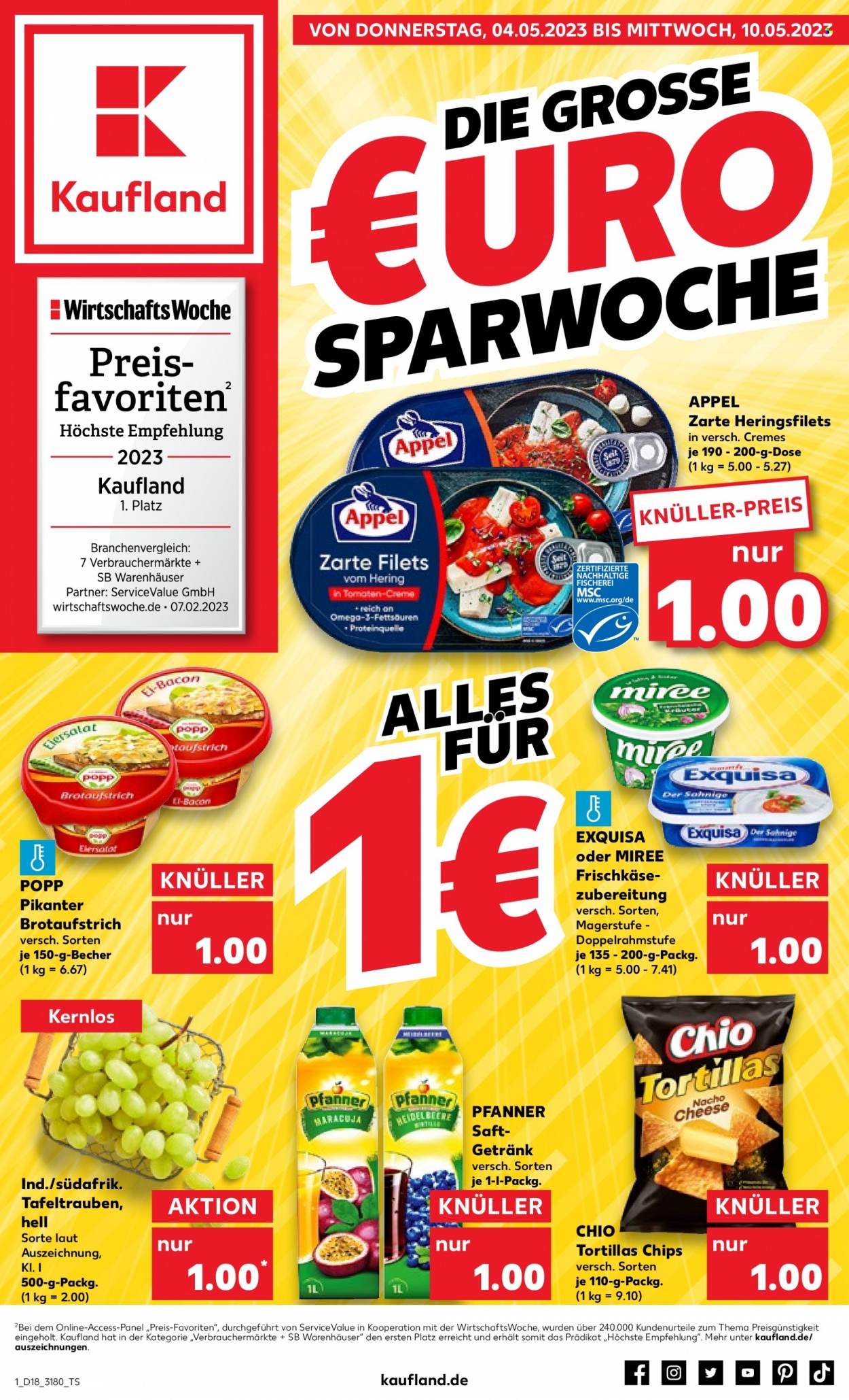 Kaufland Prospekte  - 4.05.2023 - 10.05.2023. Seite 1