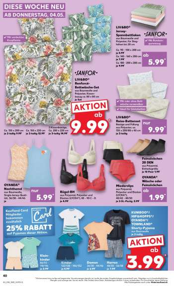 thumbnail - KUNIBOO® / HIP&HOPPS® / OYANDA® / TOWNLAND® Shorty-Pyjama aus Baumwolle je 2-teilig AKTION
