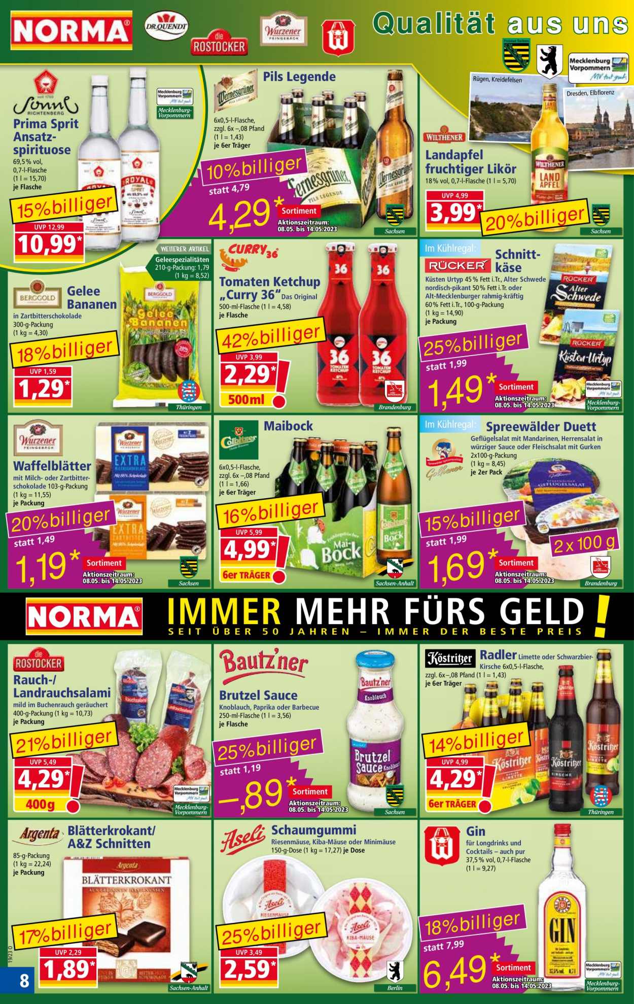 Norma Prospekte  - 8.05.2023 - 14.05.2023. Seite 8