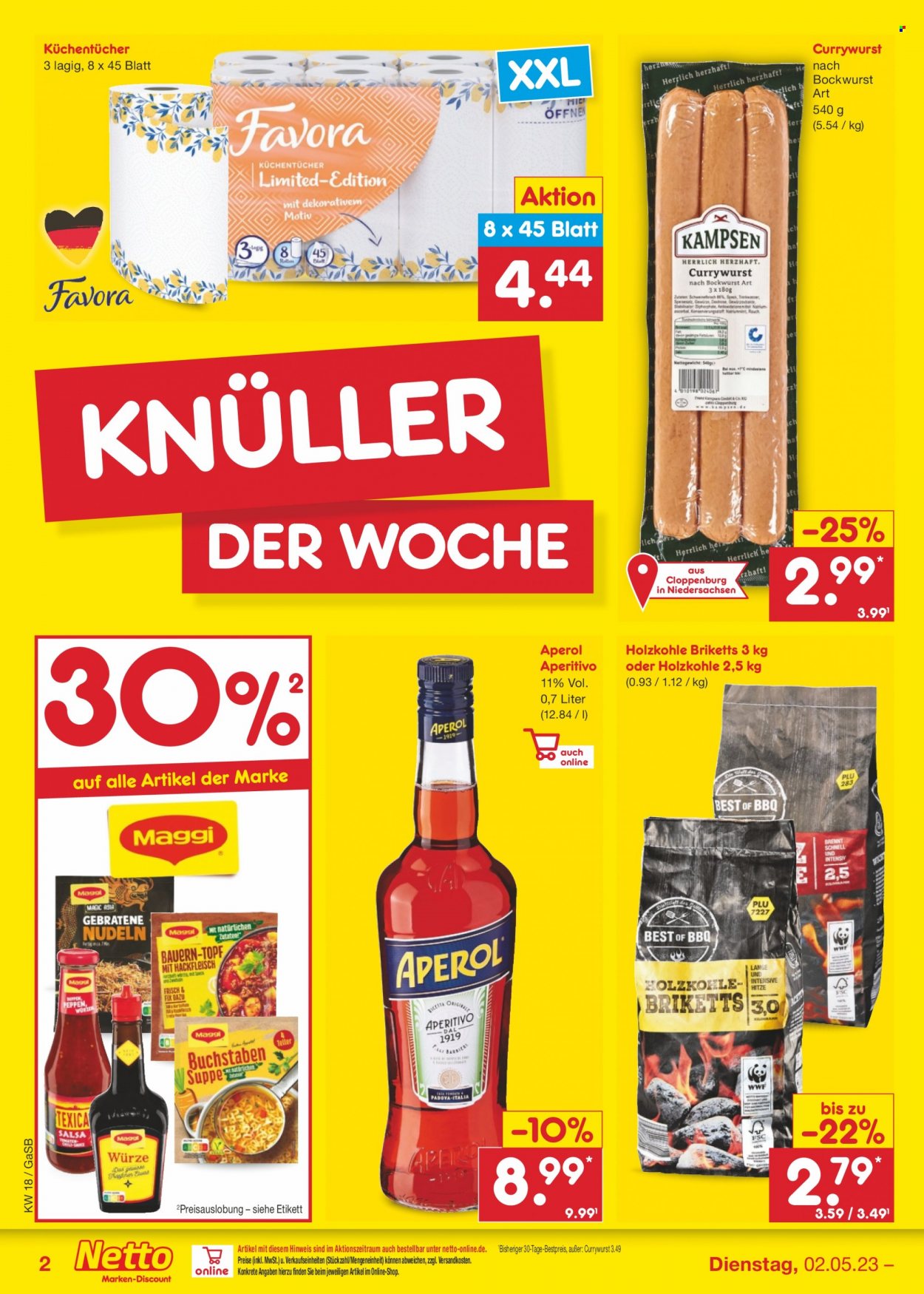 Netto Marken-Discount Prospekte  - 2.05.2023 - 6.05.2023. Seite 2