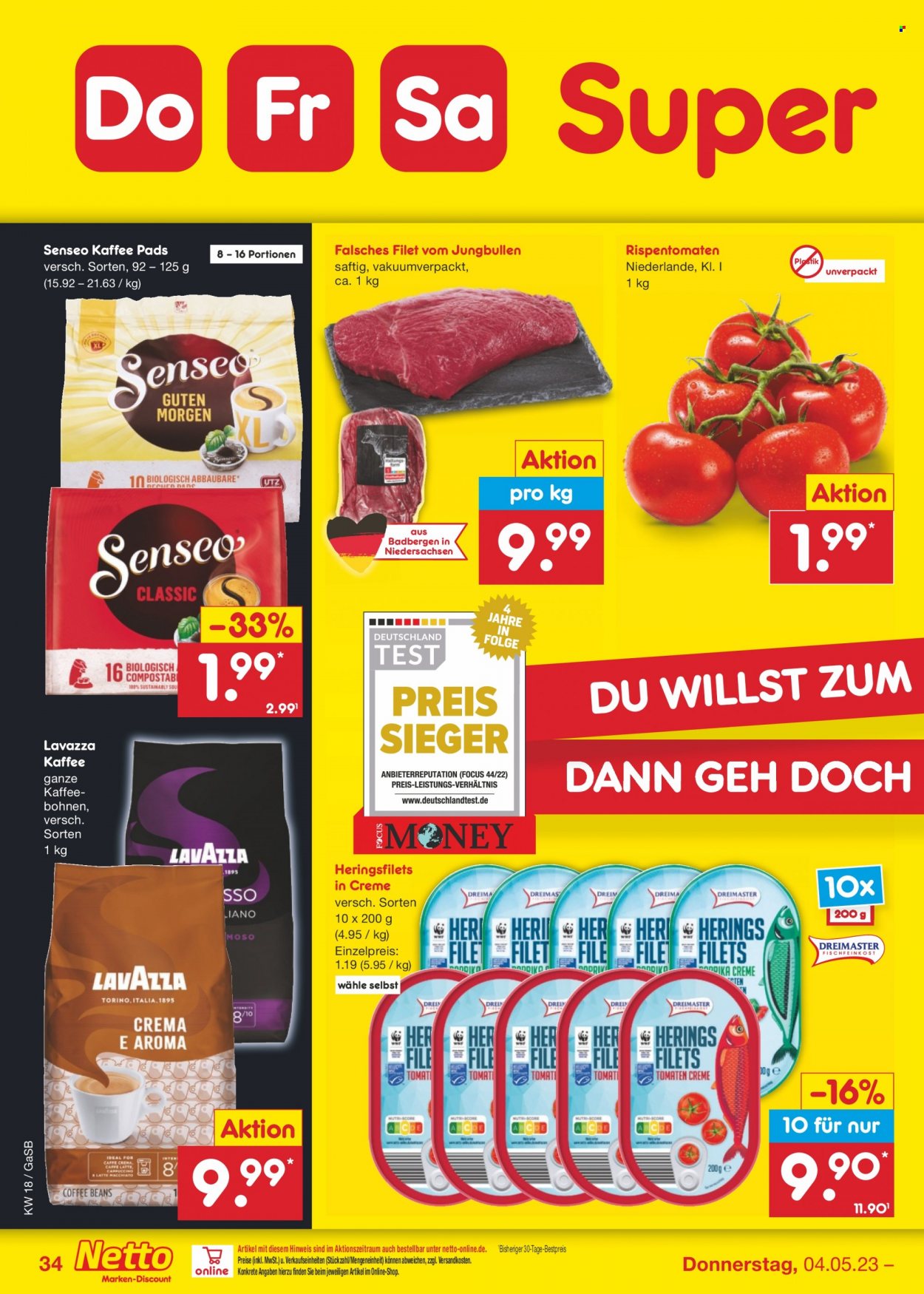 Netto Marken-Discount Prospekte  - 2.05.2023 - 6.05.2023. Seite 34