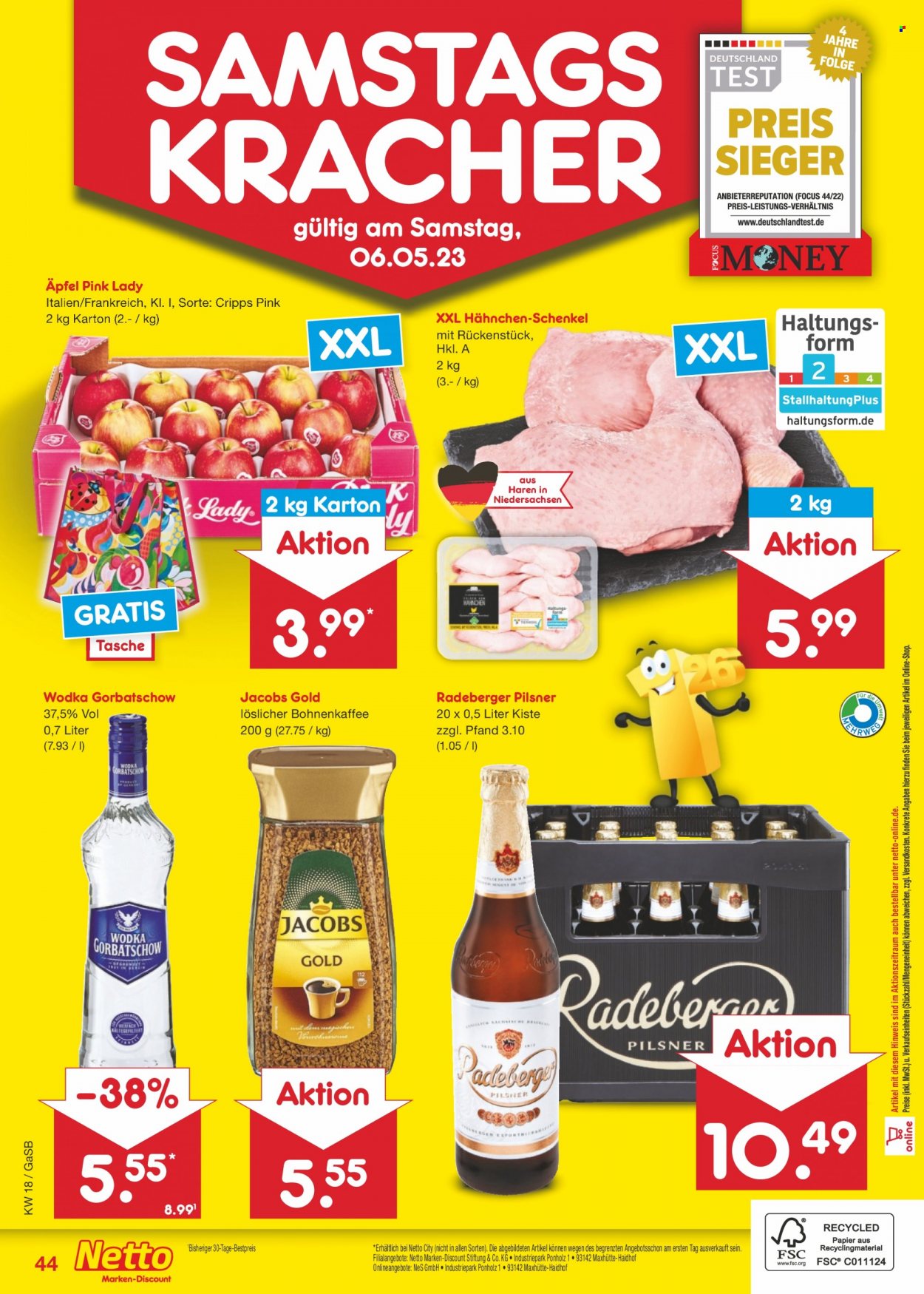 Netto Marken-Discount Prospekte  - 2.05.2023 - 6.05.2023. Seite 44