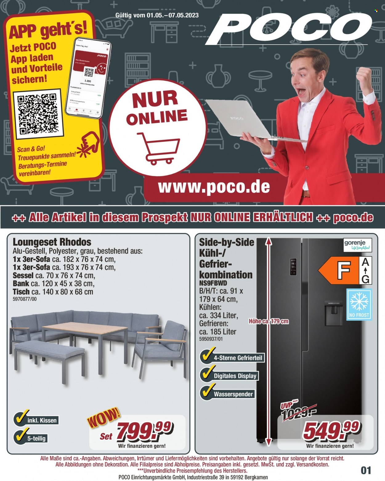 Poco Prospekte  - 1.05.2023 - 7.05.2023. Seite 1