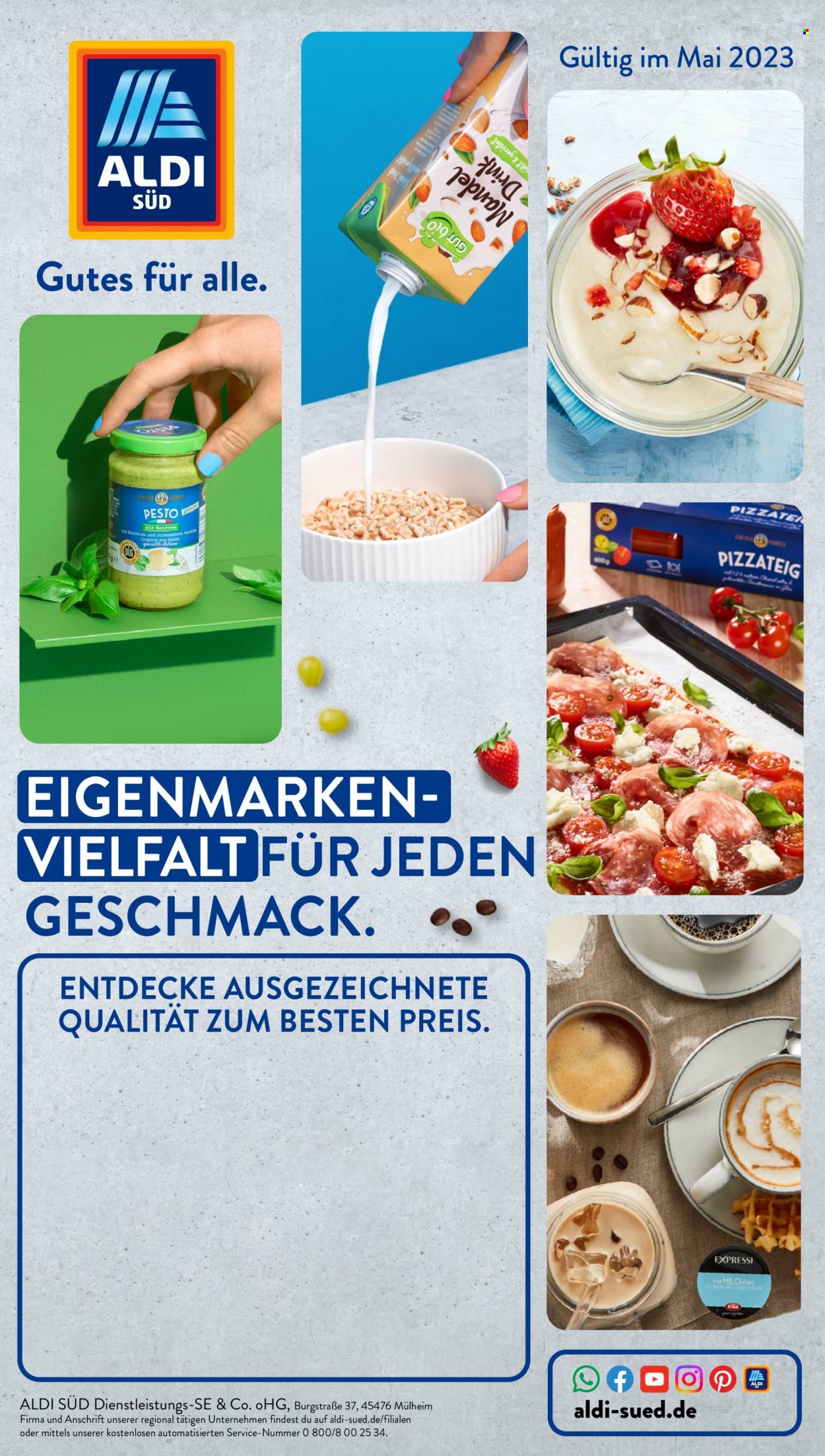 ALDI SÜD Prospekte  - 1.05.2023 - 31.05.2023. Seite 1