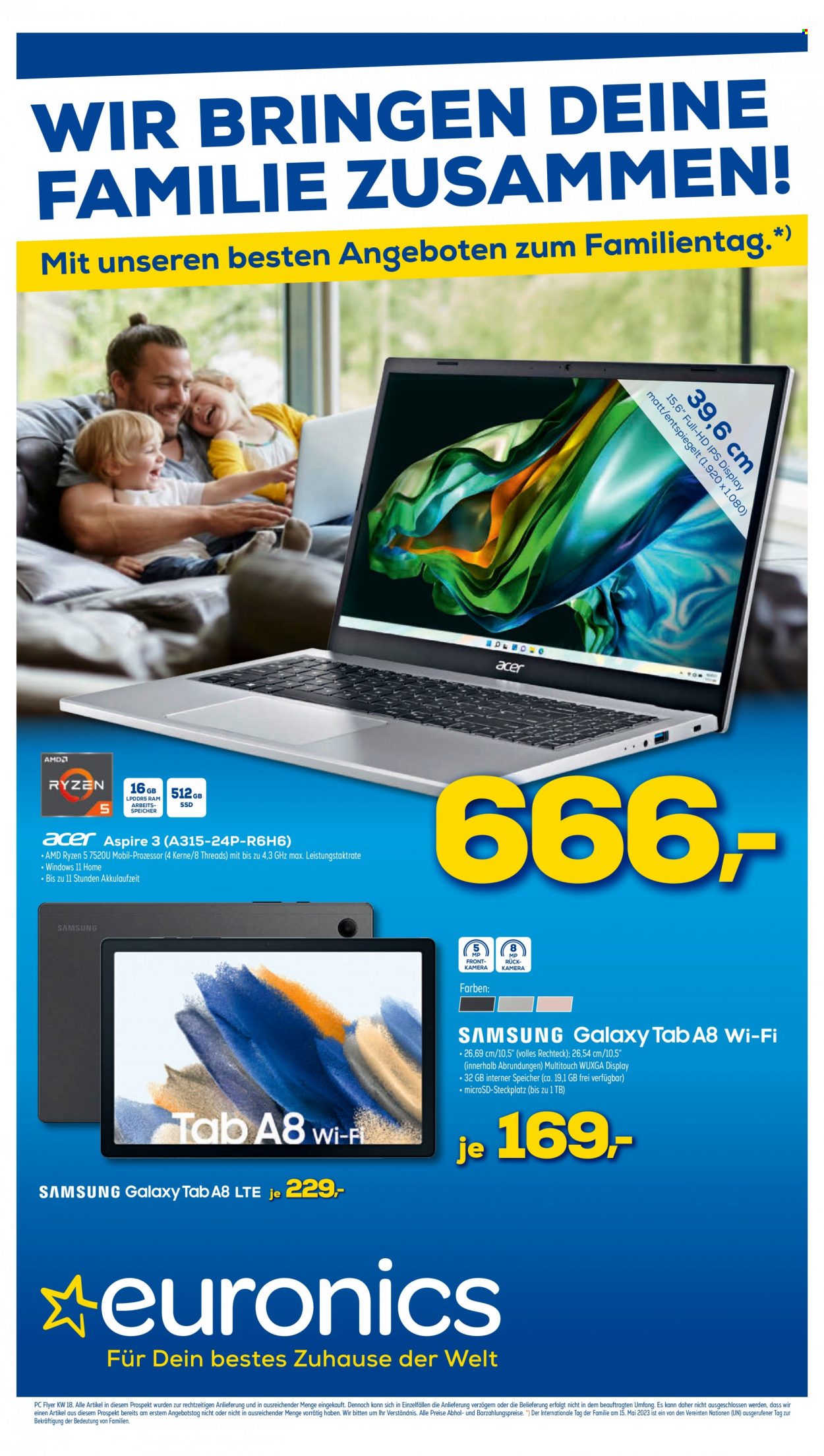 Euronics Prospekte  - 3.05.2023 - 10.05.2023. Seite 1
