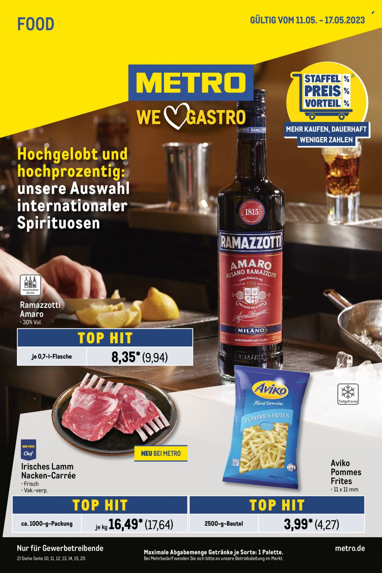 Metro Prospekte  - 11.05.2023 - 17.05.2023. Seite 1