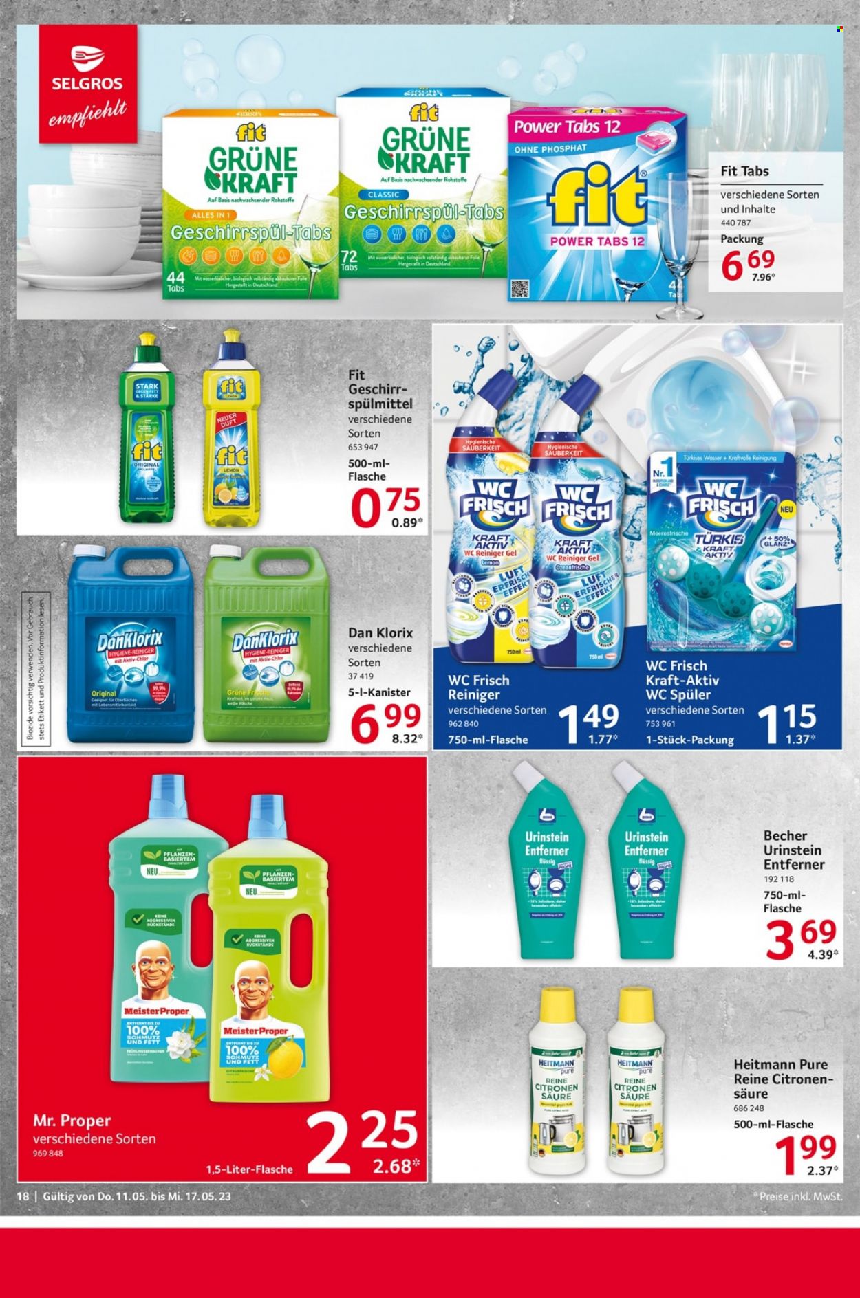 Selgros Prospekte  - 11.05.2023 - 17.05.2023. Seite 18