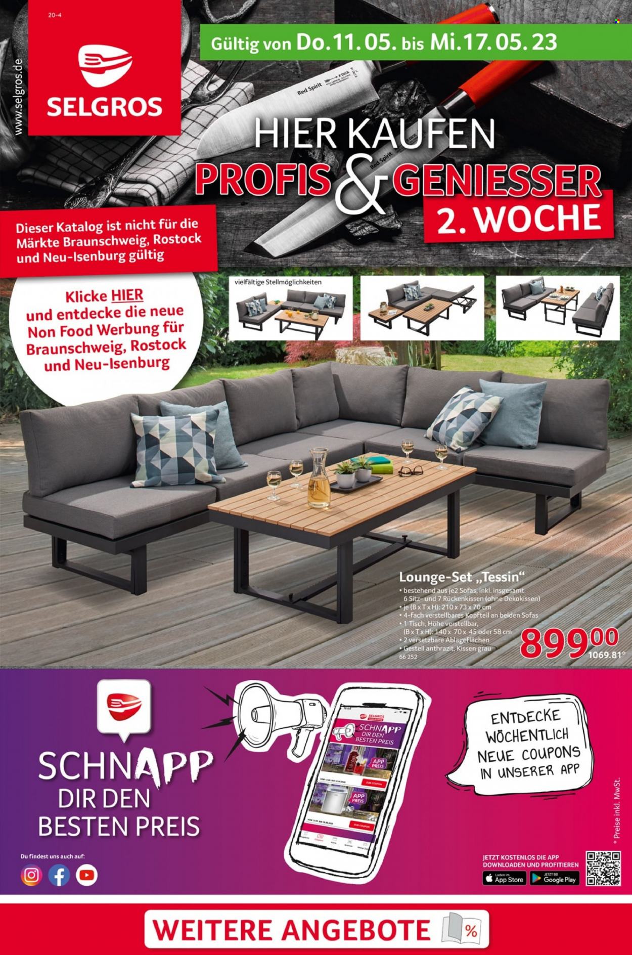 Selgros Prospekte  - 11.05.2023 - 17.05.2023. Seite 1