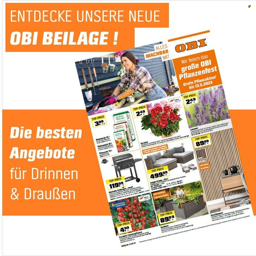 OBI Prospekte  - 6.05.2023 - 13.05.2023. Seite 1