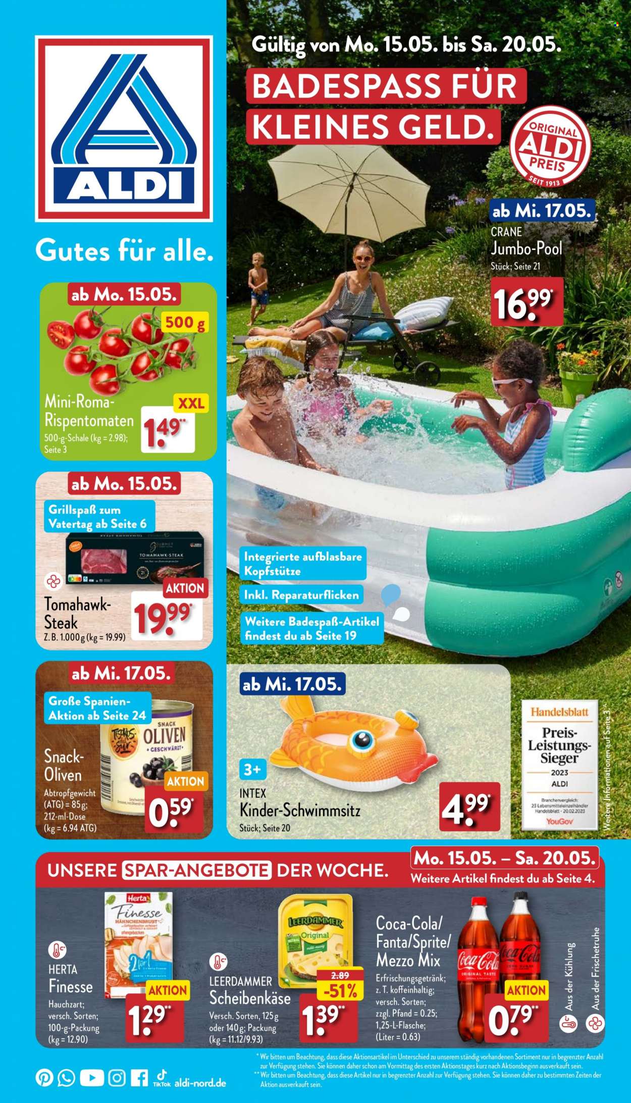 ALDI Nord Prospekte  - 15.05.2023 - 20.05.2023. Seite 1
