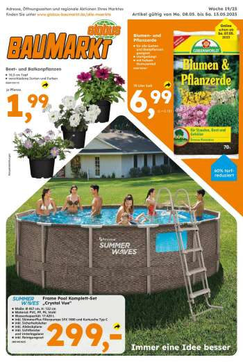 Prospekte Globus Baumarkt - 8.05.2023 - 13.05.2023.