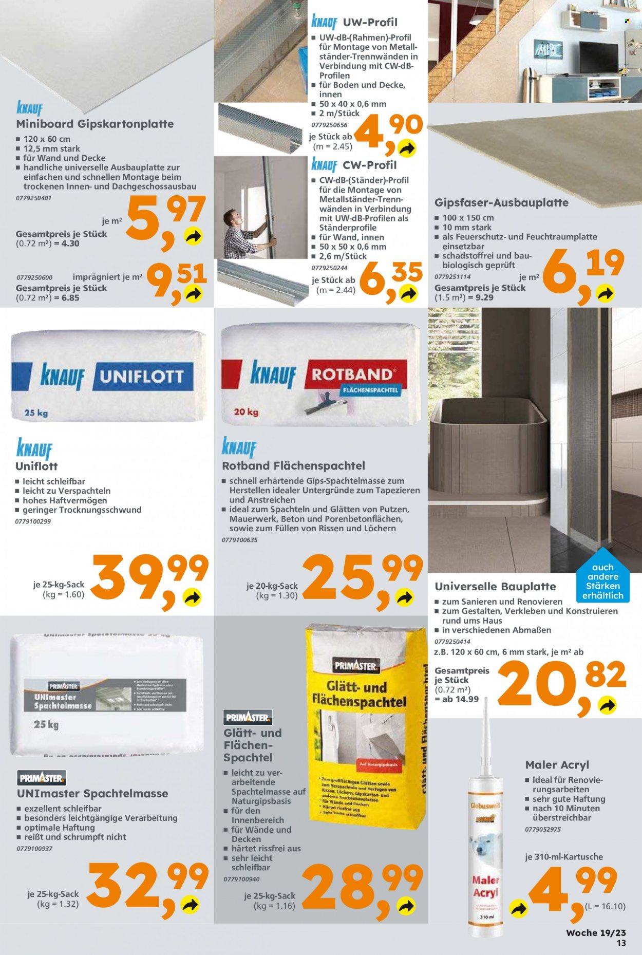 Globus Baumarkt Prospekte  - 8.05.2023 - 13.05.2023. Seite 13