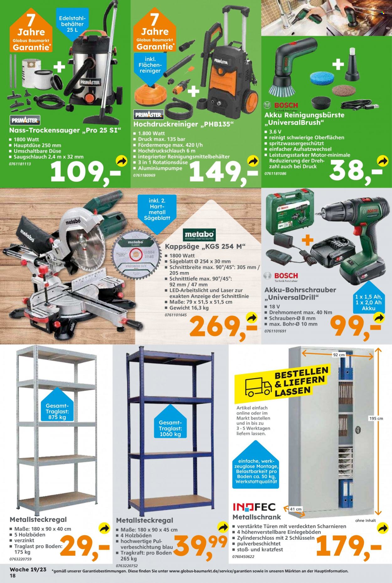 Globus Baumarkt Prospekte  - 8.05.2023 - 13.05.2023. Seite 18