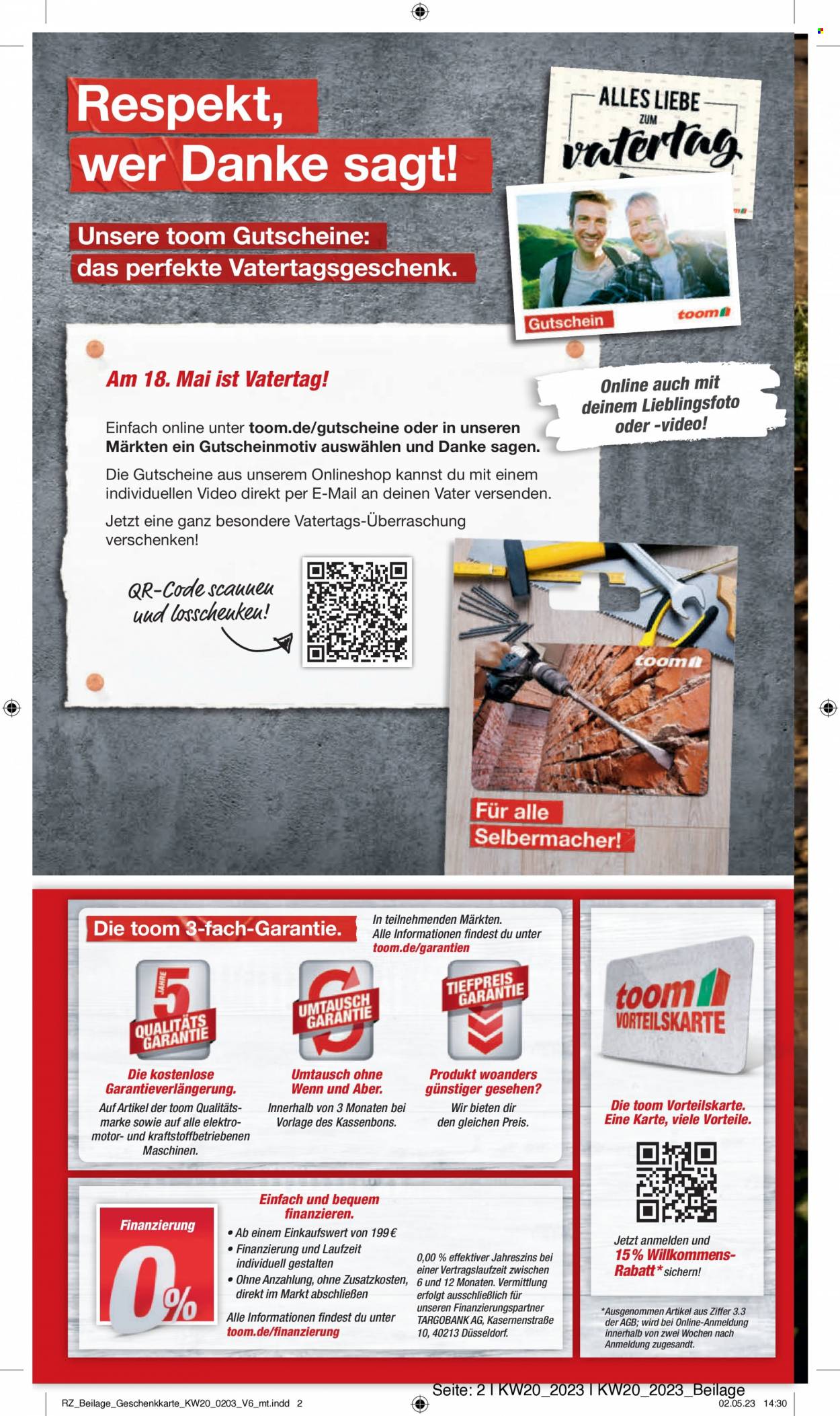 toom Baumarkt Prospekte  - 13.05.2023 - 19.05.2023. Seite 2