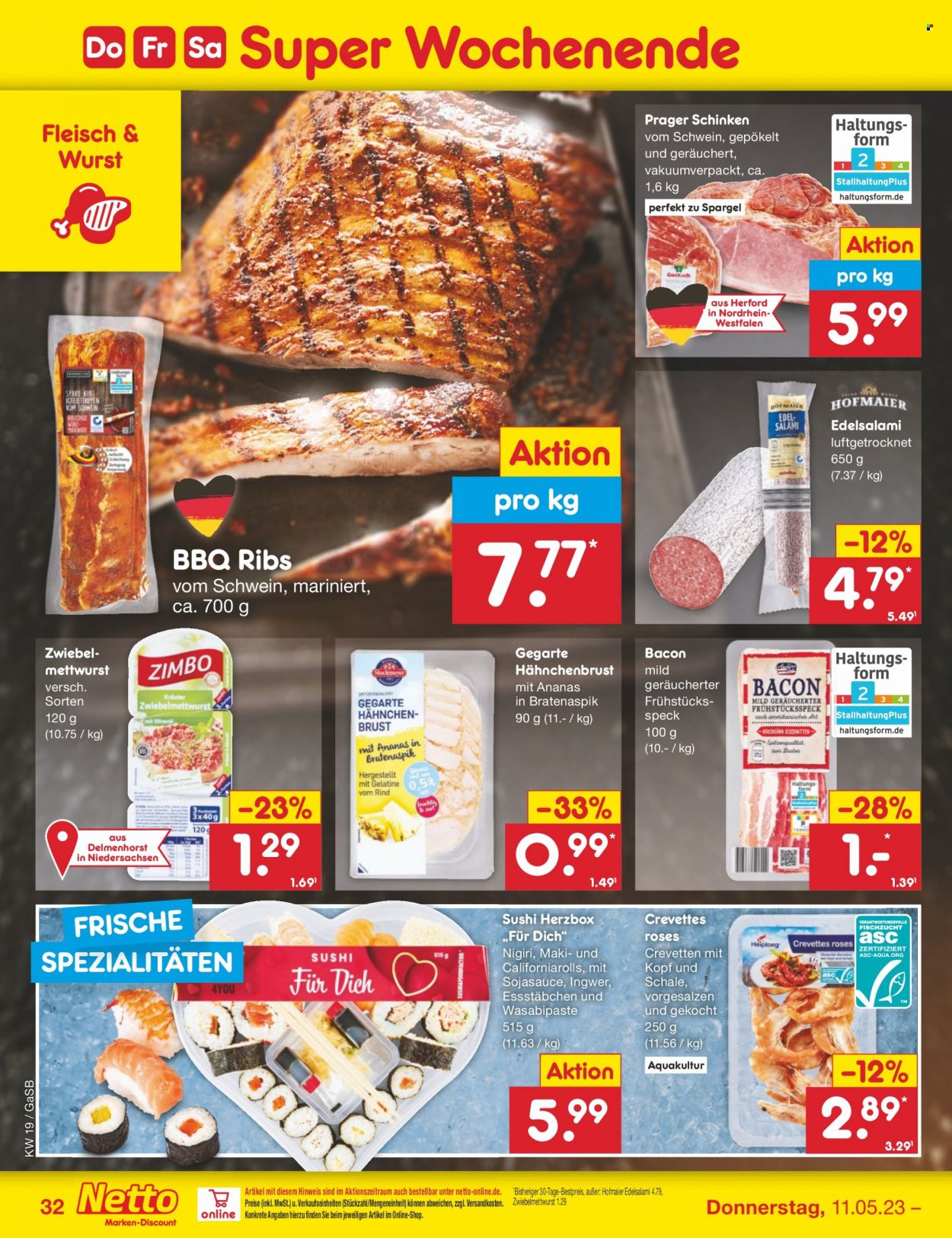 Netto Marken-Discount Prospekte  - 8.05.2023 - 13.05.2023. Seite 32