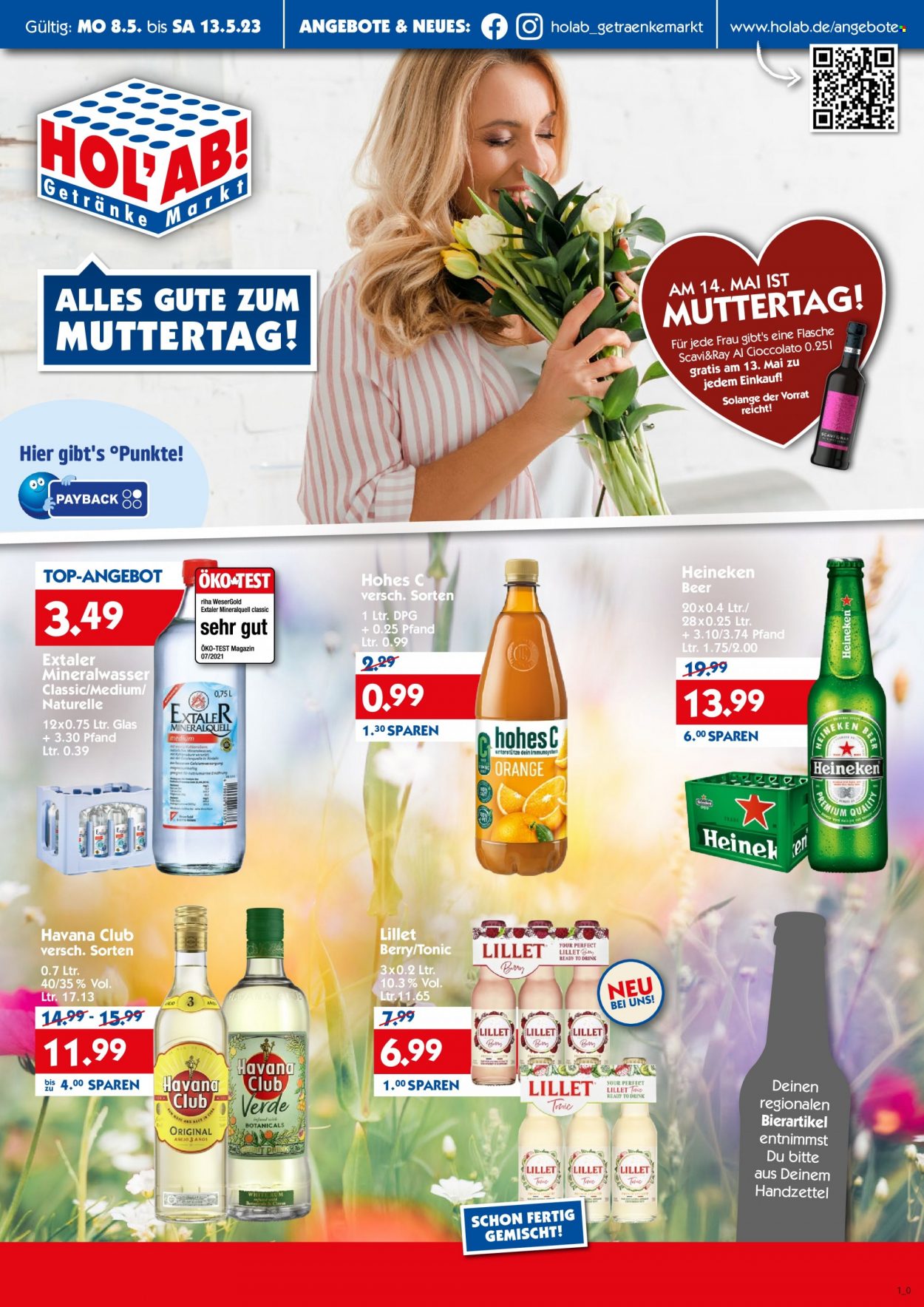 Hol'ab! Getränkemarkt Prospekte  - 8.05.2023 - 13.05.2023. Seite 1