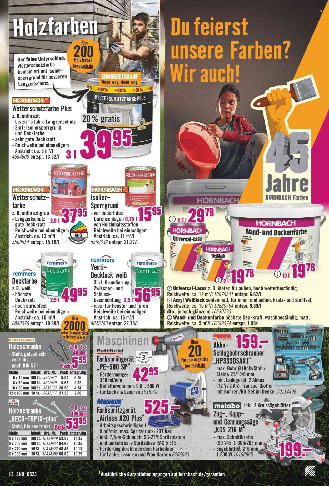 Hornbach Prospekte  - 11.05.2023 - 7.06.2023. Seite 13