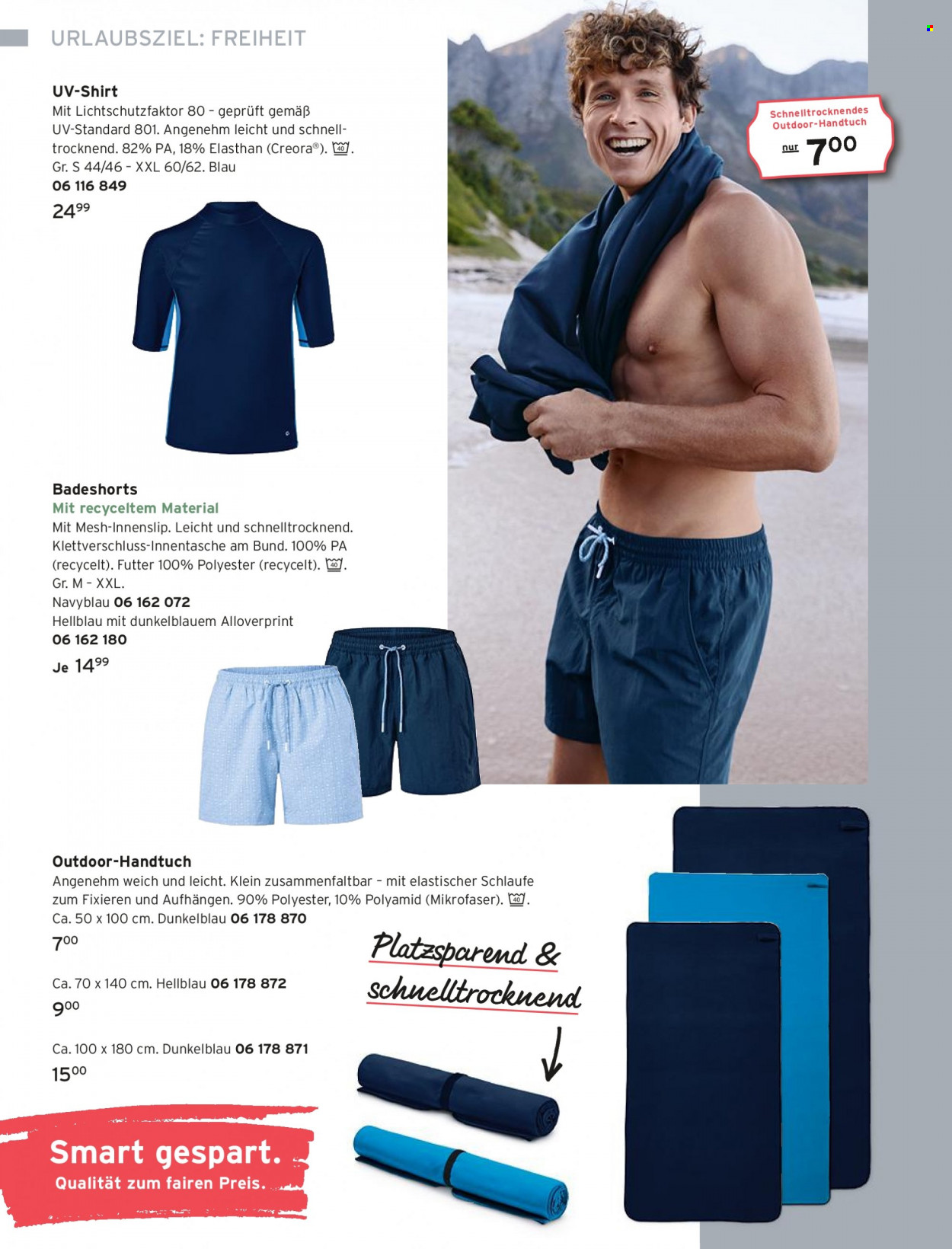 thumbnail - Prospekte Tchibo - Produkte in Aktion - Handtuch, Shirt, T-Shirt, Badeshorts. Seite 28.