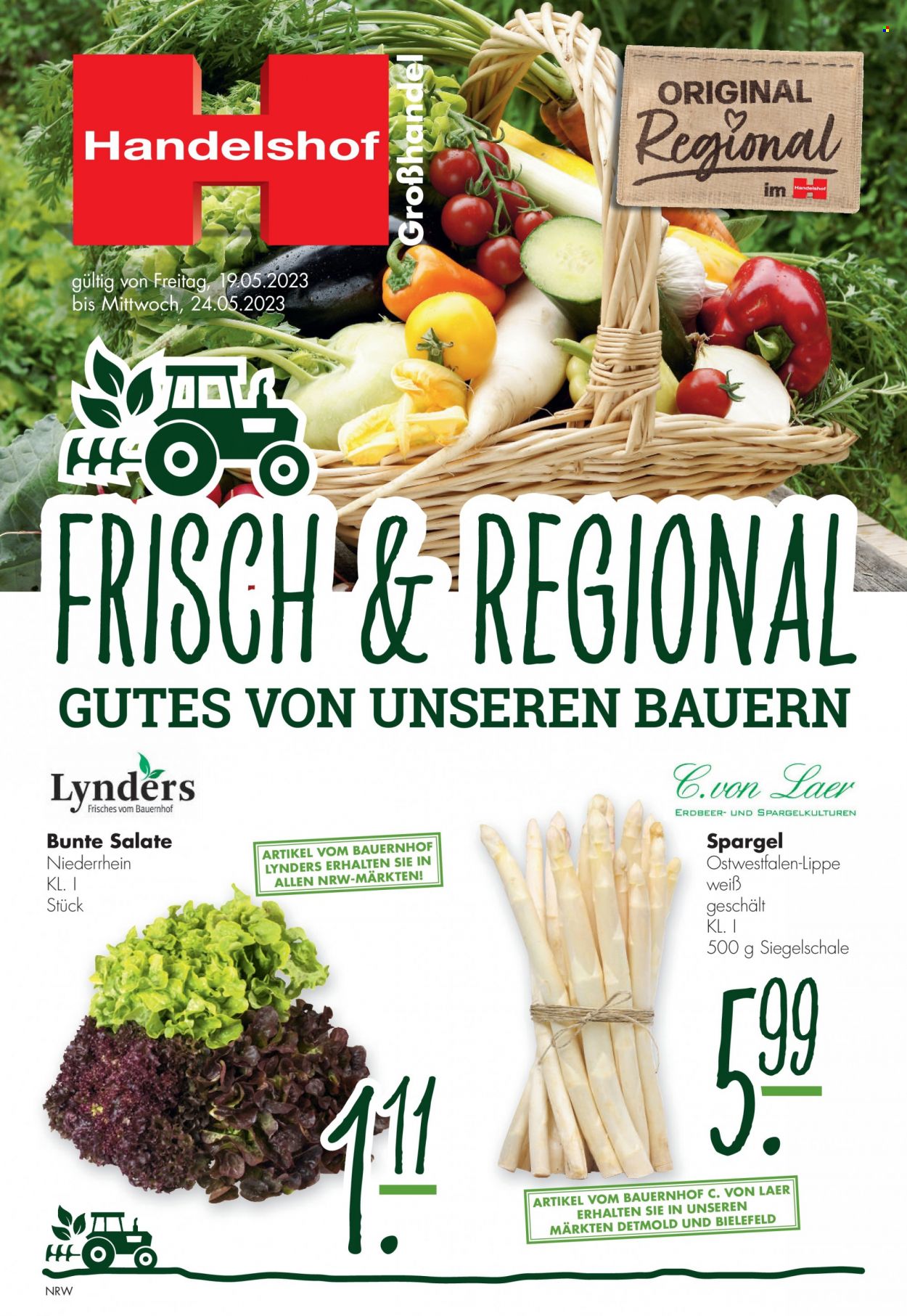 Handelshof Prospekte  - 19.05.2023 - 24.05.2023. Seite 1