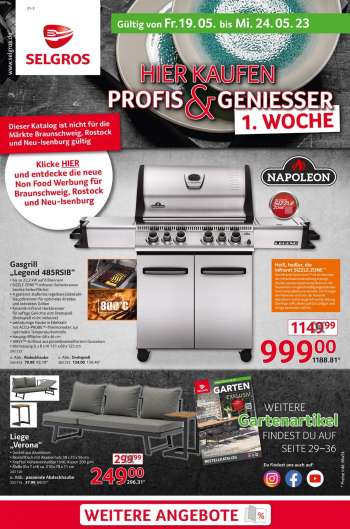 Prospekte Selgros - 19.05.2023 - 24.05.2023.
