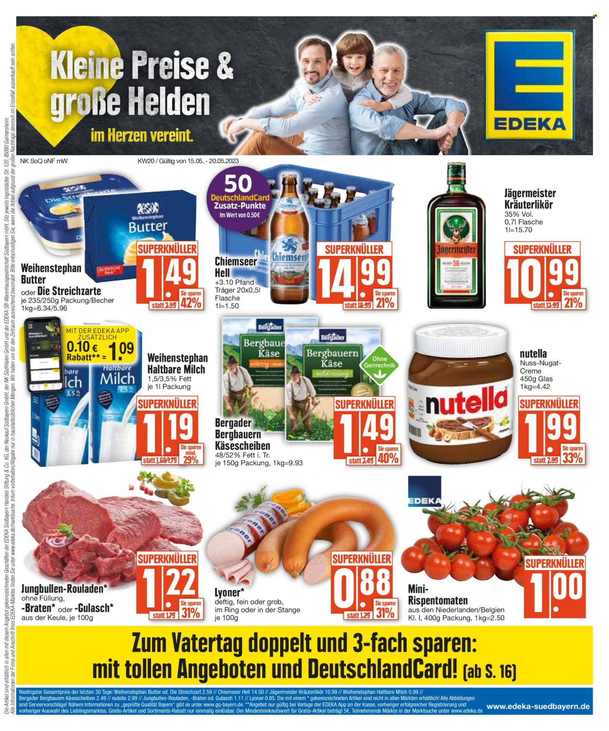 Edeka Prospekte  - 15.05.2023 - 20.05.2023. Seite 1