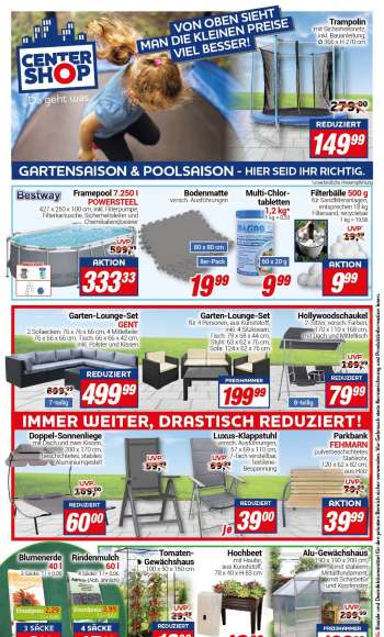 Prospekte CENTERSHOP - 15.05.2023 - 20.05.2023.