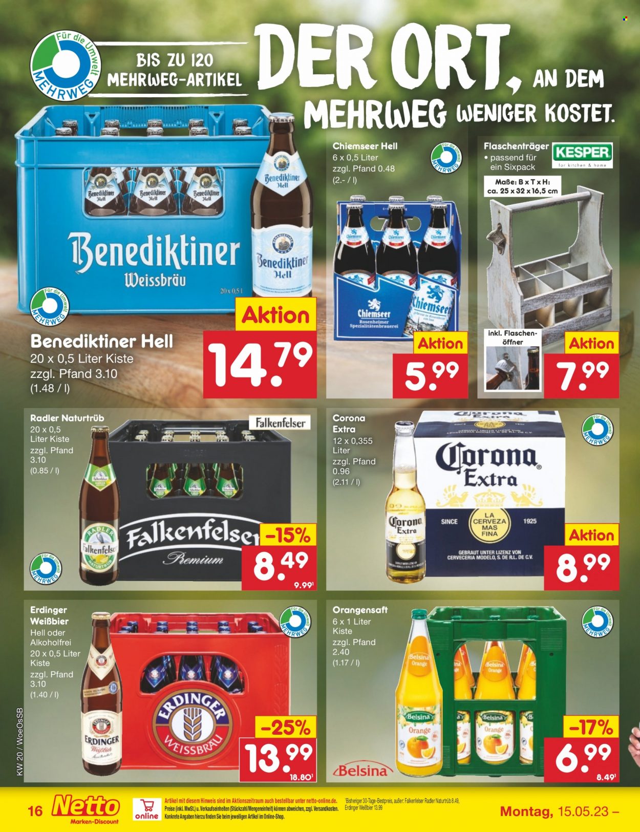 Netto Marken-Discount Prospekte  - 15.05.2023 - 20.05.2023. Seite 16