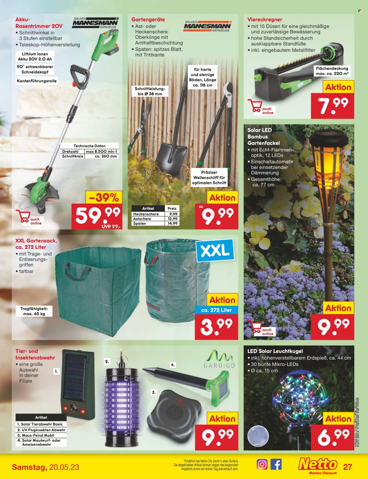Netto Marken-Discount Prospekte  - 15.05.2023 - 20.05.2023. Seite 27